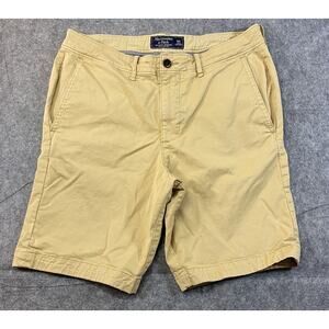Abercrombie & Fitch Shorts Mens Size 30 Tan Stretch Bermuda Chino